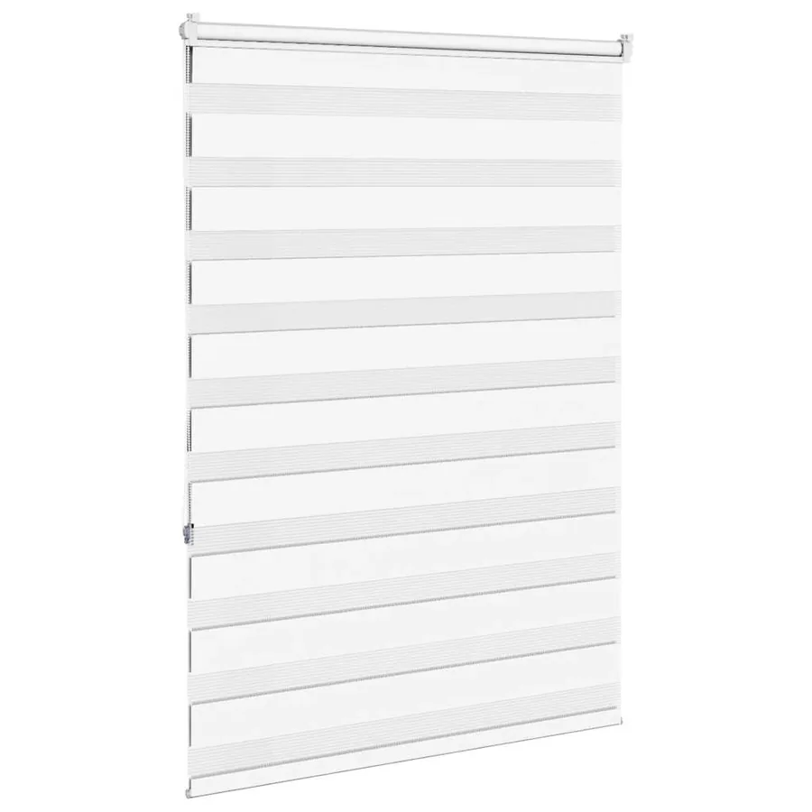 Store zèbre blanc 110x150 cm largeur du tissu 105,9cm polyester - 4