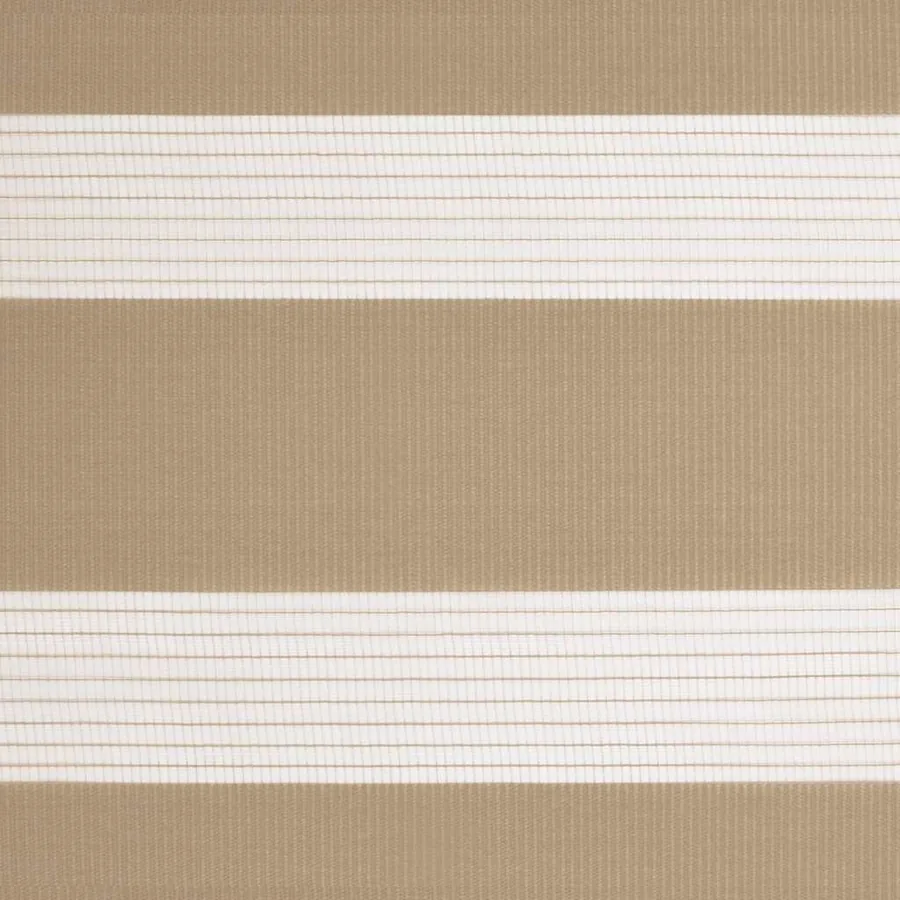 Store zèbre marron sable largeur du tissu 105,9 cm polyester - 15