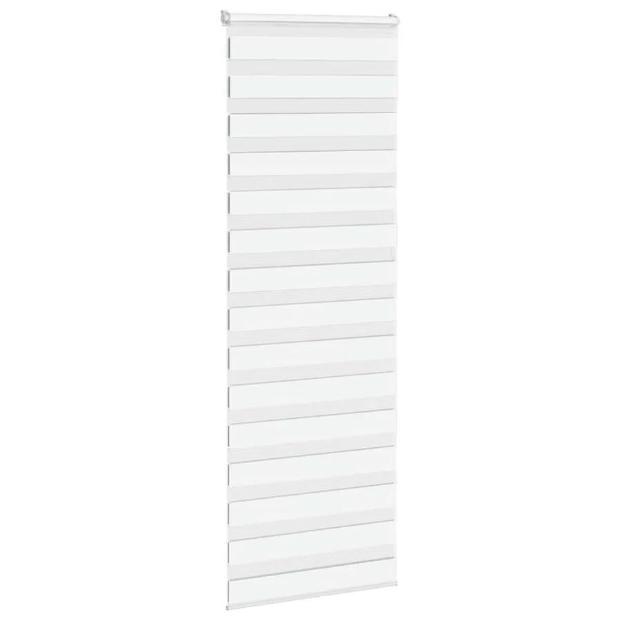 Store zèbre blanc 90x230 cm largeur du tissu 85,9 cm polyester - 3