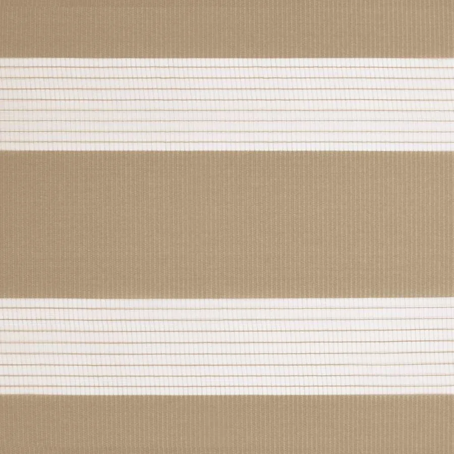 Store zèbre marron sable largeur du tissu 105,9 cm polyester - 15