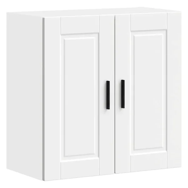 Armoire murale de cuisine Porto blanc bois d'ingénierie