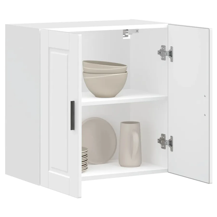 Armoire murale de cuisine Porto blanc bois d'ingénierie - 4