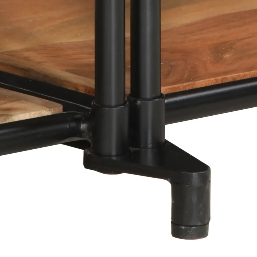 Meuble TV 200x42x40 cm bois d'acacia massif - 8