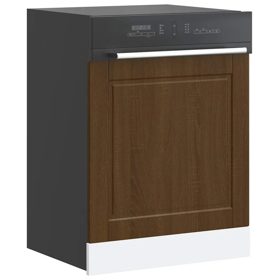 Panneau de lave-vaisselle Porto chêne marron 60x1,5x57 cm