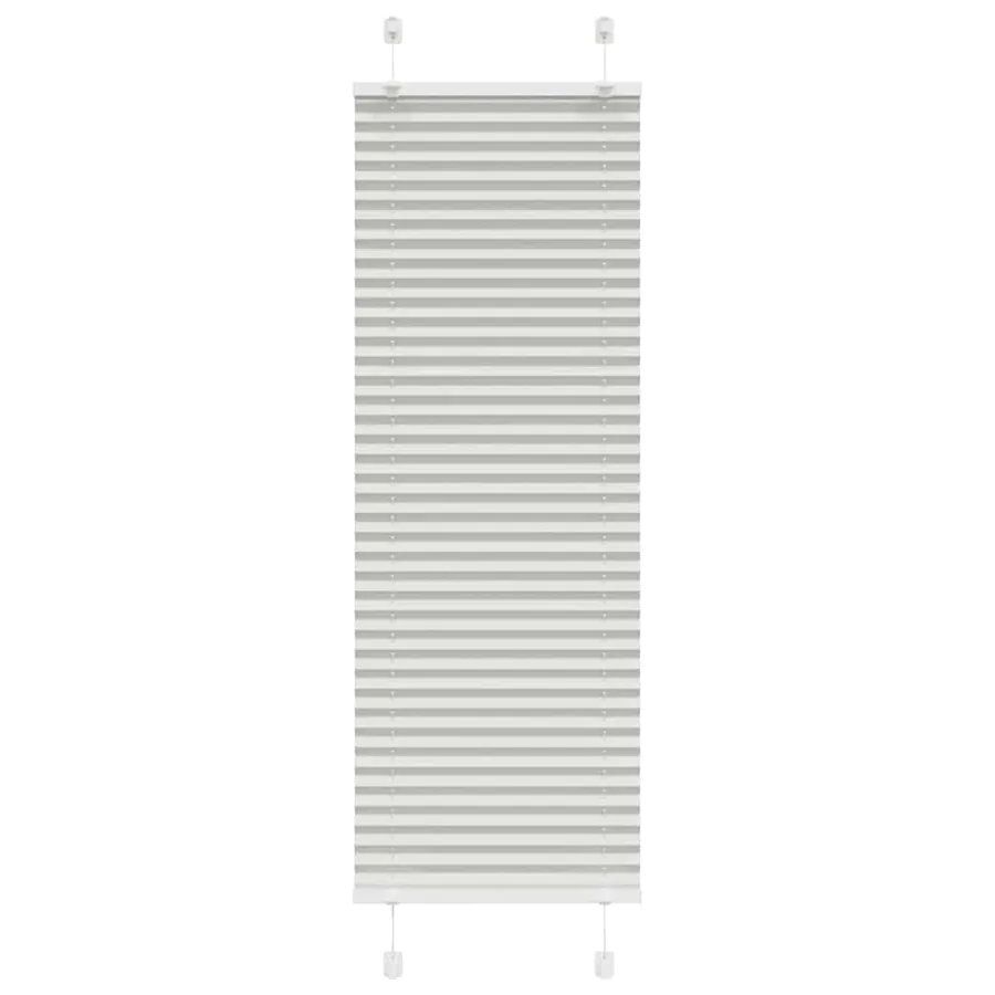 Store plissé gris clair 40x100 cm largeur du tissu 39,4 cm