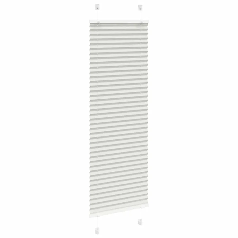 Store plissé gris clair 40x100 cm largeur du tissu 39,4 cm - 3