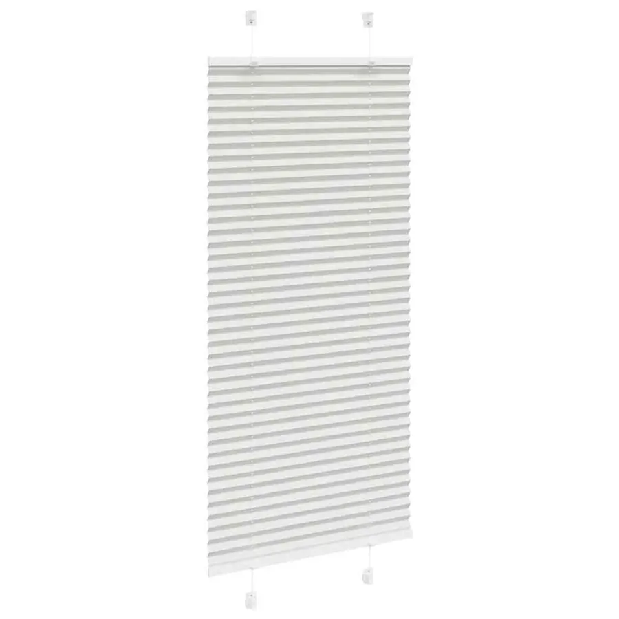 Store plissé gris clair 60x150 cm largeur du tissu 59,4 cm - 3