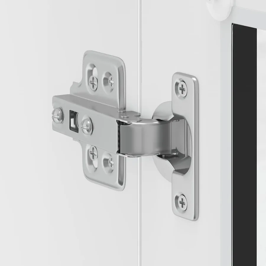 Armoire murale de cuisine avec porte en verre Porto noir - 11