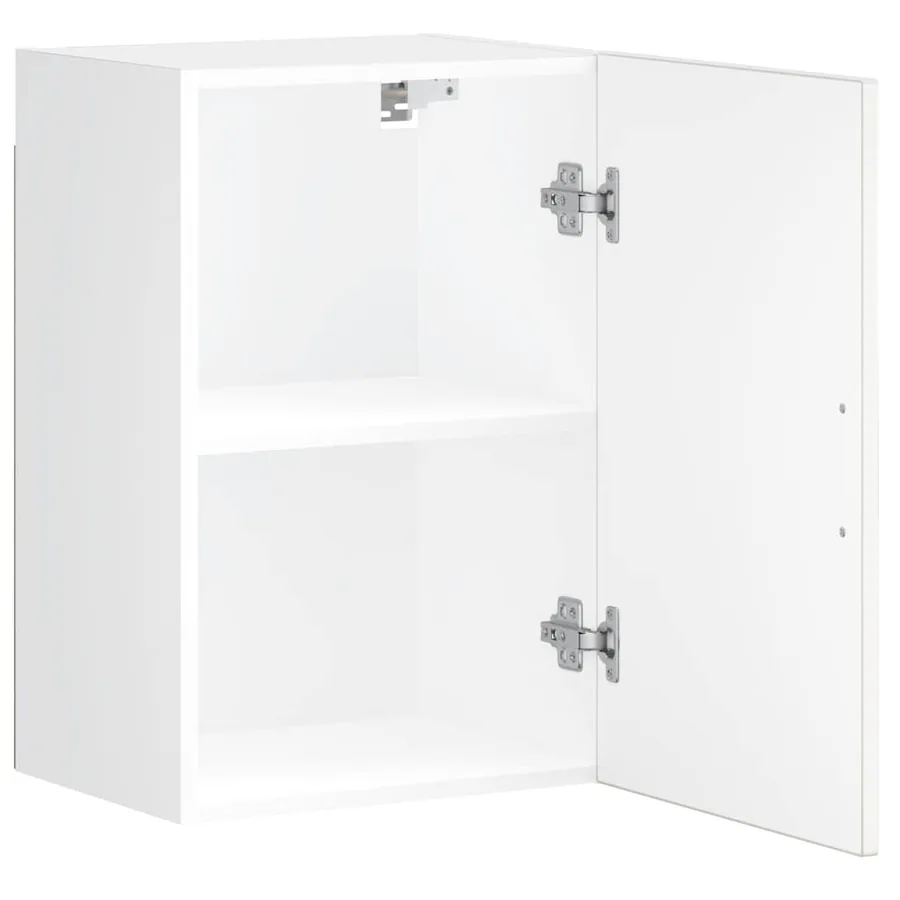 Armoire murale de cuisine Porto blanc brillant bois ingénierie - 6