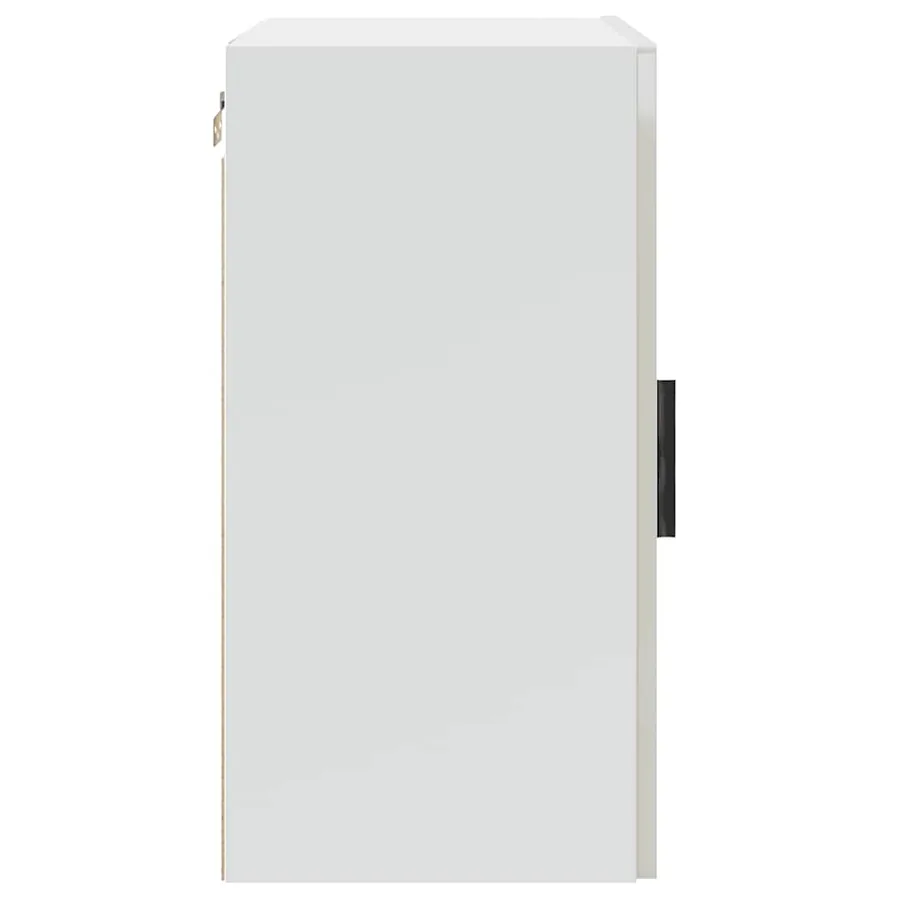 Armoire murale de cuisine Porto blanc brillant bois ingénierie - 7