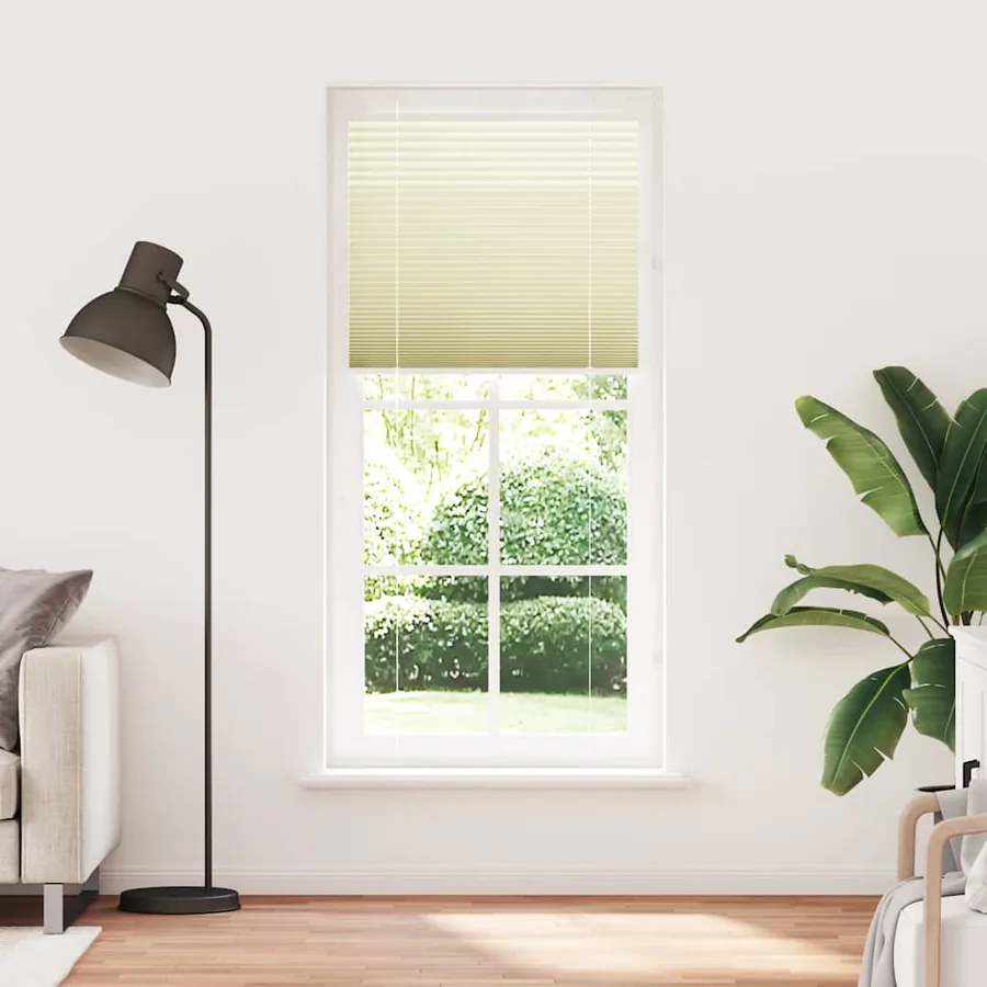 Store plissé crème 90x200 cm largeur du tissu 89,4 cm polyester - 2
