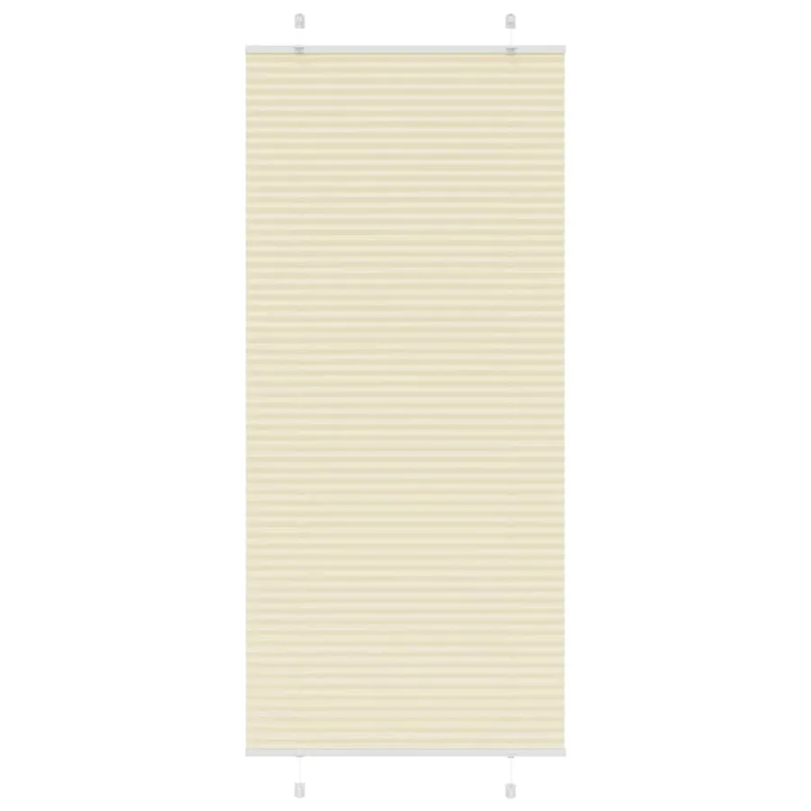 Store plissé crème 100x200cm largeur du tissu 99,4 cm polyester