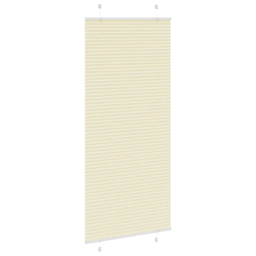 Store plissé crème 100x200cm largeur du tissu 99,4 cm polyester - 4