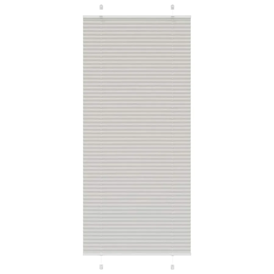 Store plissé gris clair 100x200cm largeur du tissu 99,4 cm