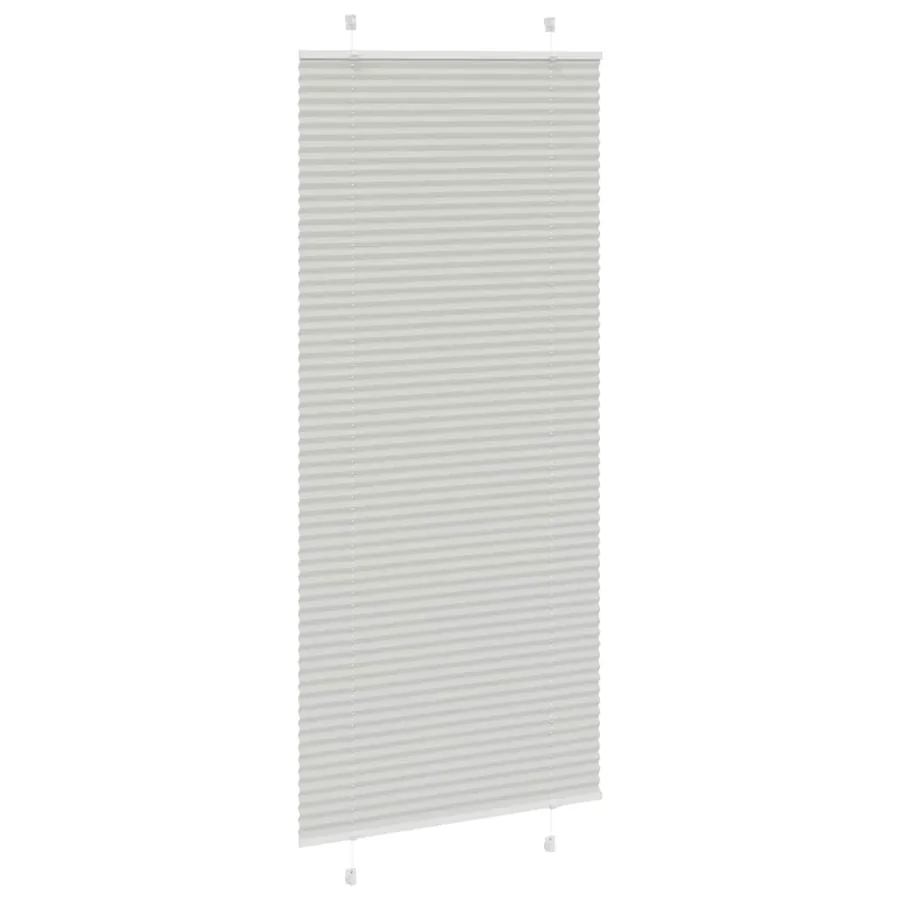 Store plissé gris clair 100x200cm largeur du tissu 99,4 cm - 3