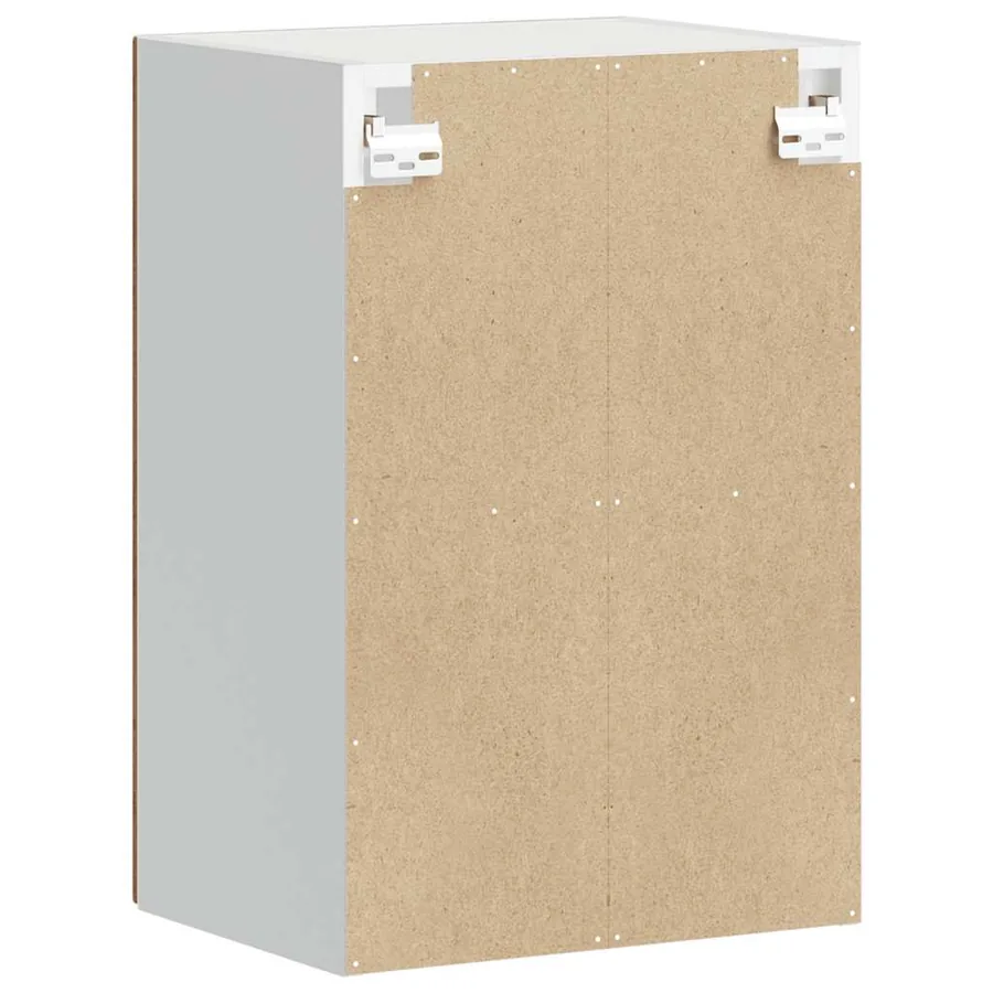 Armoire murale de cuisine avec porte en verre Porto vieux bois - 9