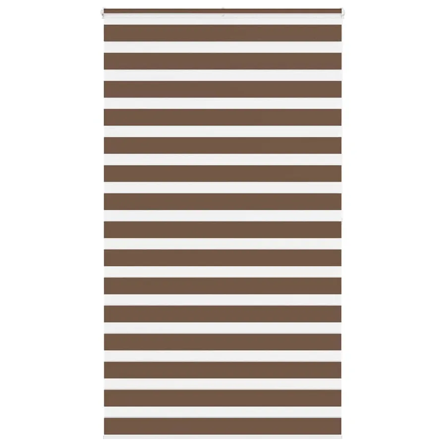 Store zèbre marron 120x200cm largeur du tissu 115,9cm polyester