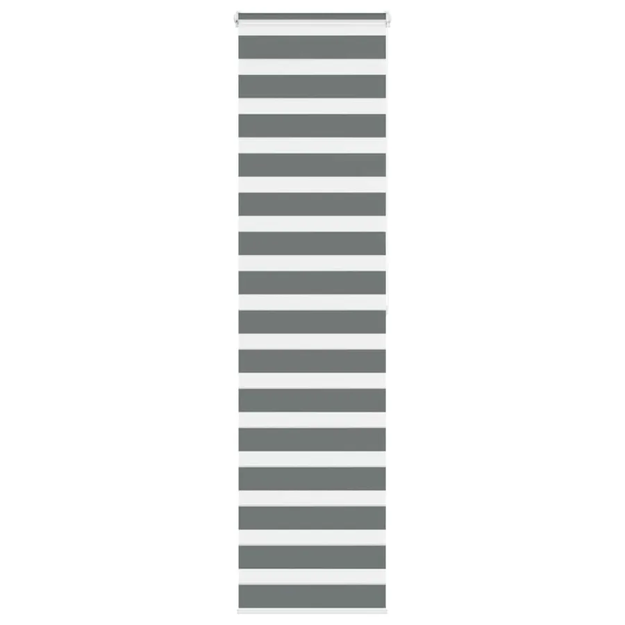 Store zèbre gris foncé largeur du tissu 55,9 cm polyester