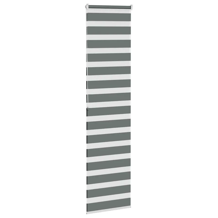 Store zèbre gris foncé largeur du tissu 55,9 cm polyester - 4