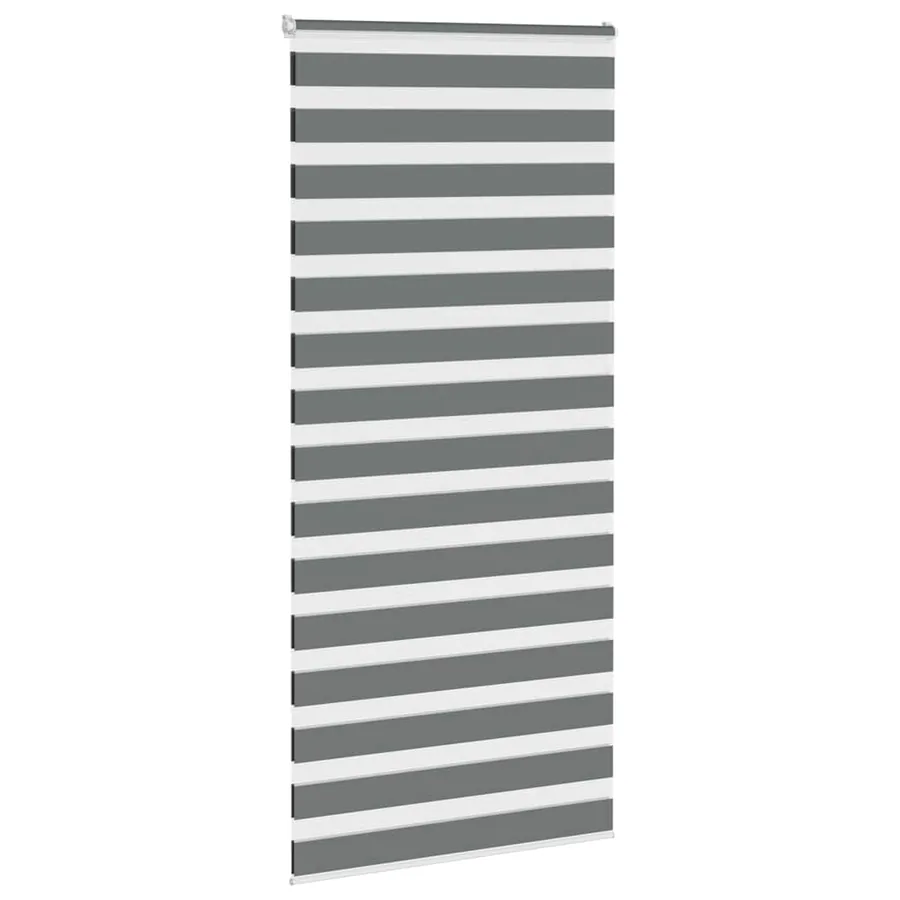Store zèbre gris foncé largeur du tissu 90,9 cm polyester - 3