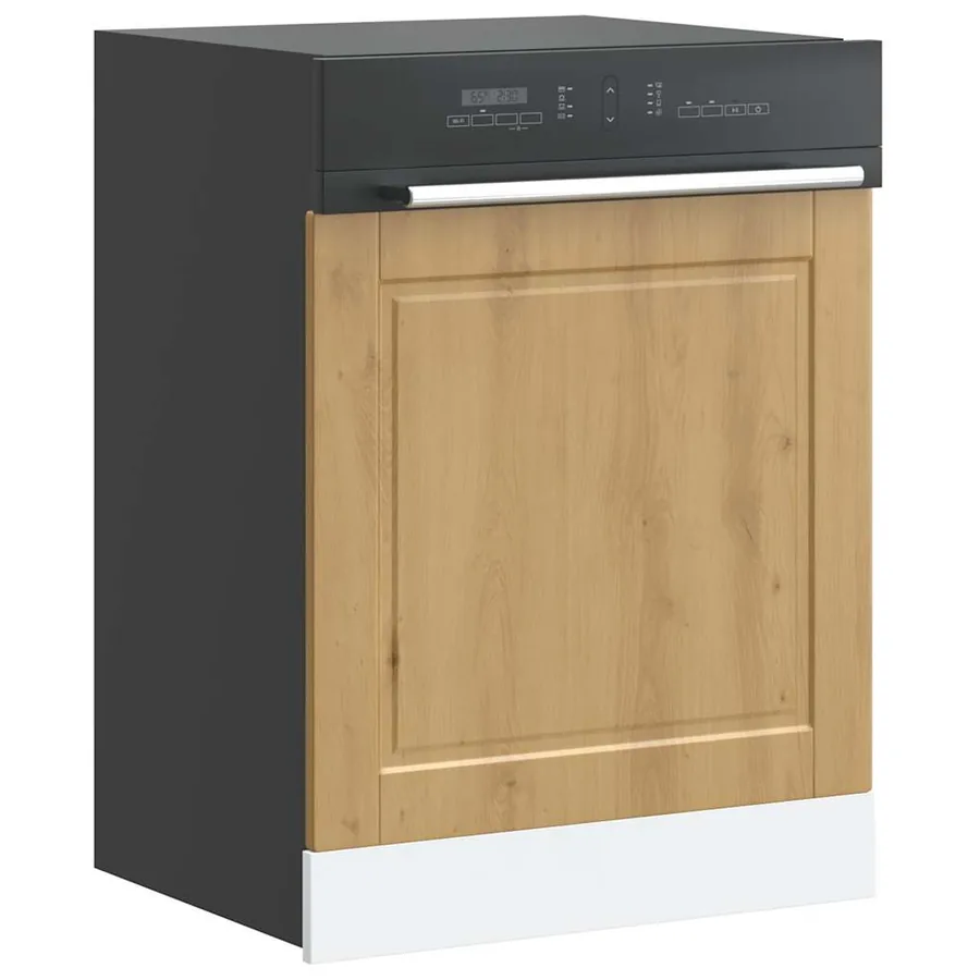 Panneau de lave-vaisselle Porto chêne artisanal 60x1,5x57 cm