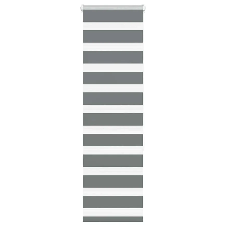 Store zèbre gris foncé largeur du tissu 45,9 cm polyester