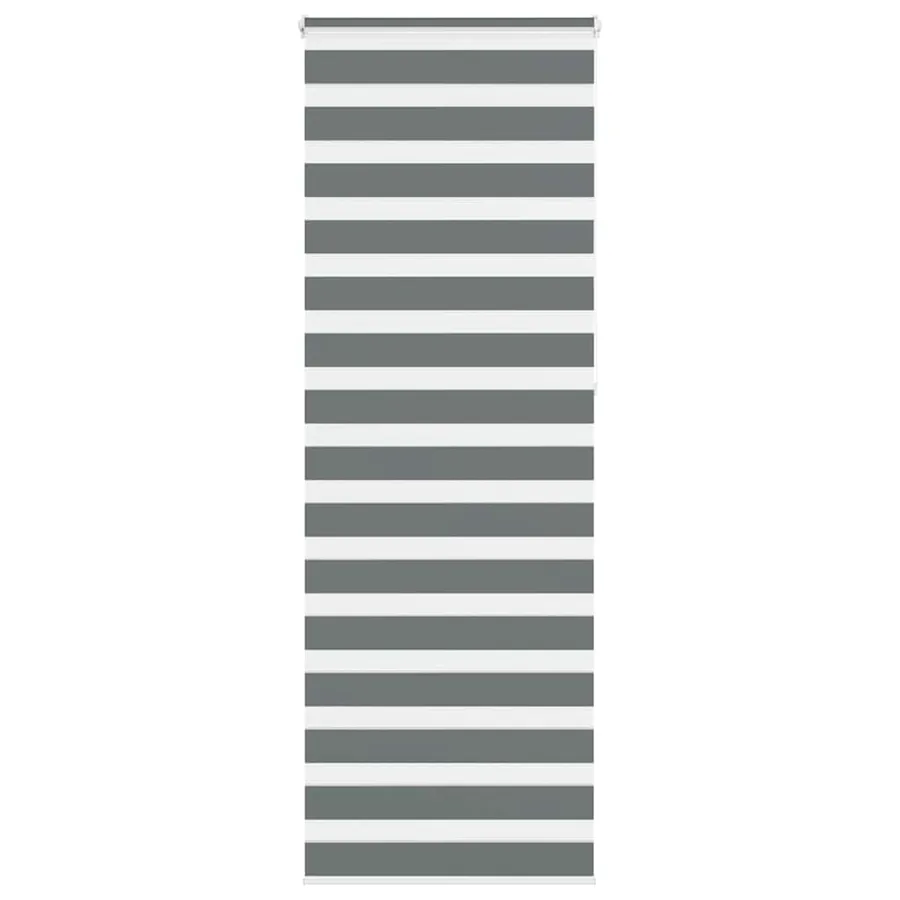 Store zèbre gris foncé largeur du tissu 65,9 cm polyester