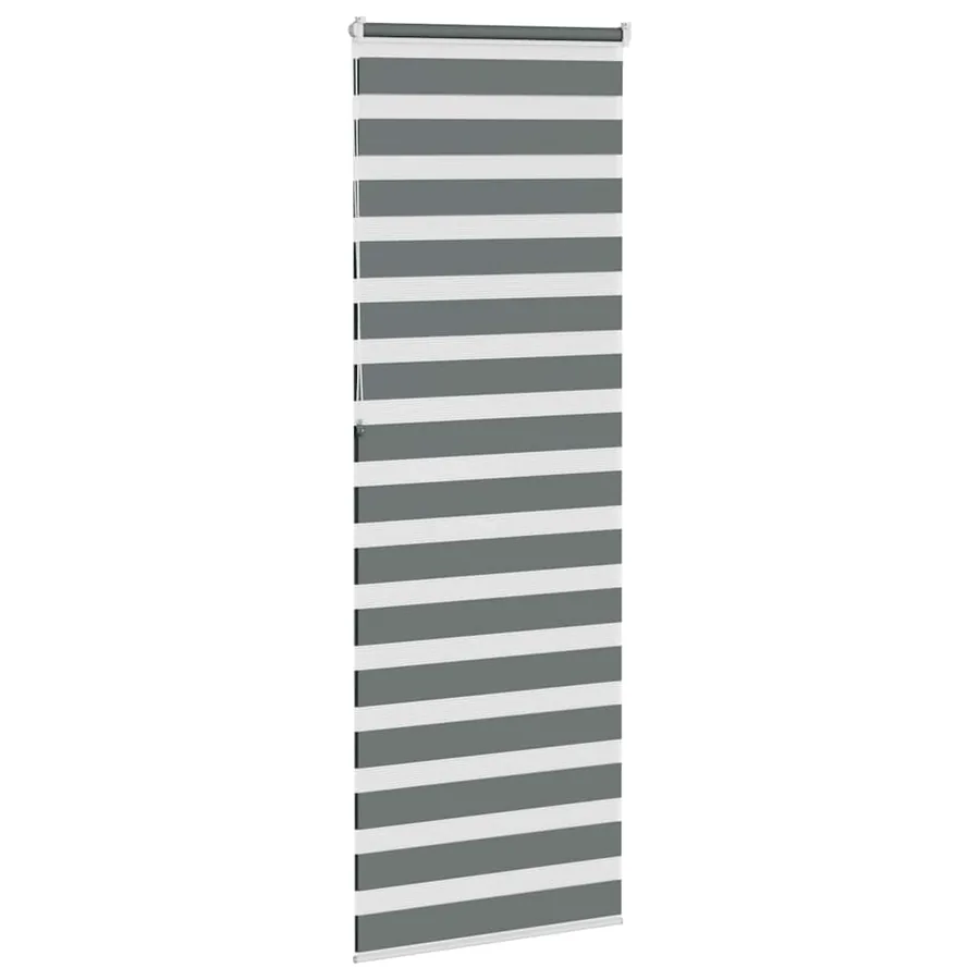 Store zèbre gris foncé largeur du tissu 65,9 cm polyester - 4