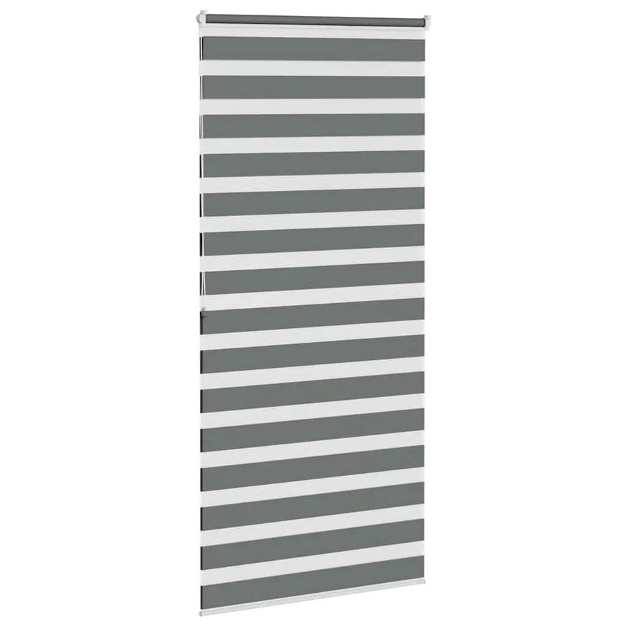 Store zèbre gris foncé largeur du tissu 90,9 cm polyester - 4