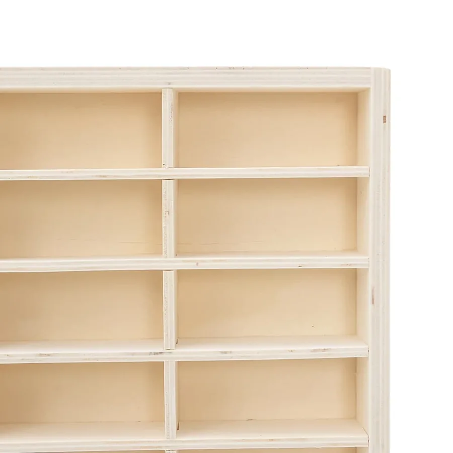 Vitrine de collection en bois avec 56 compartiments 40 x 4,5 x 60 cm - 8
