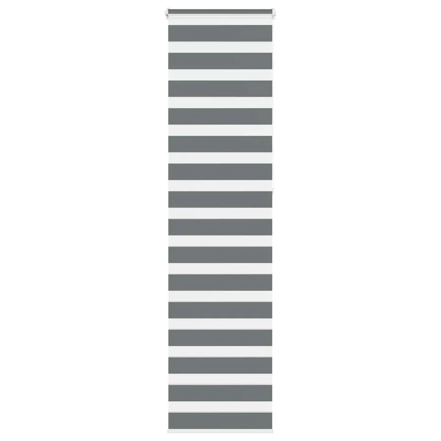 Store zèbre gris foncé largeur du tissu 55,9 cm polyester