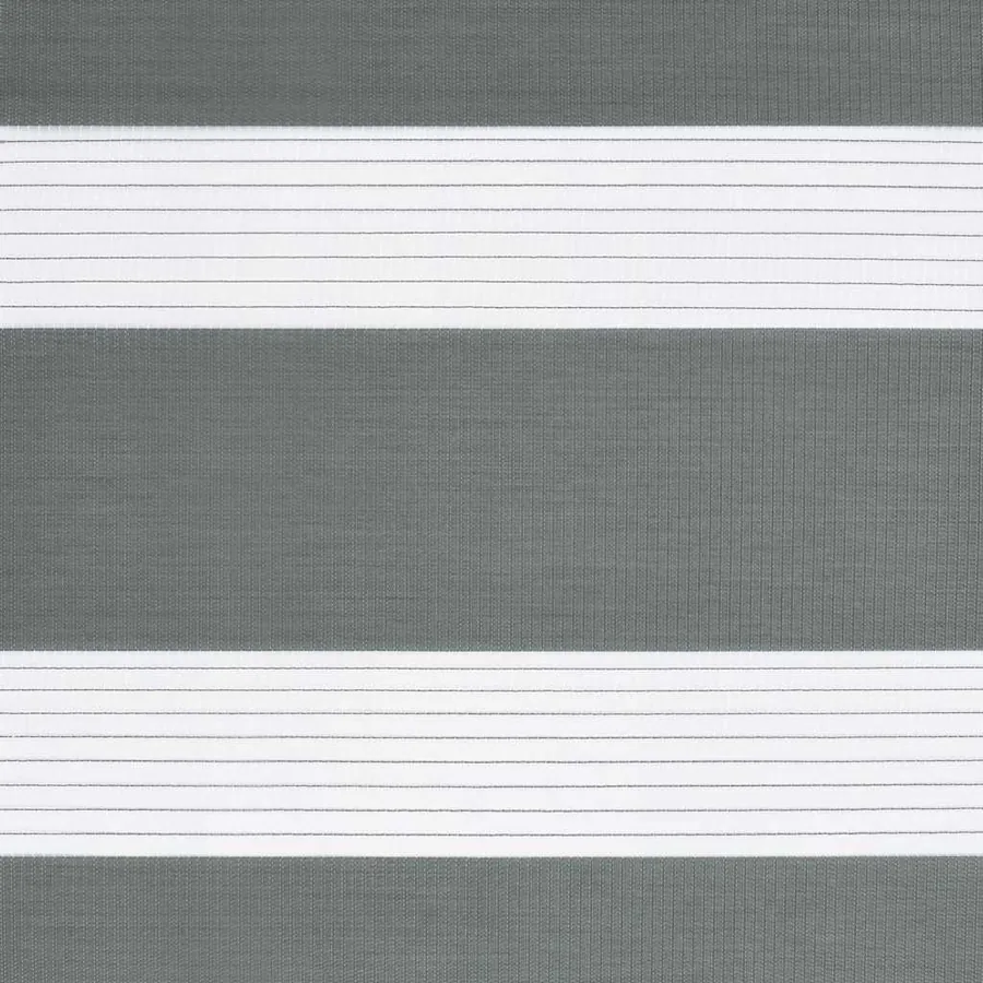 Store zèbre gris foncé largeur du tissu 55,9 cm polyester - 15