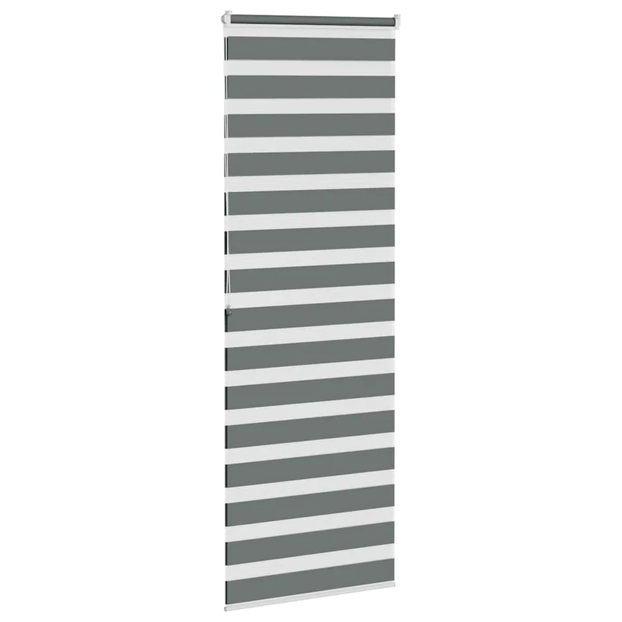 Store zèbre gris foncé largeur du tissu 80,9 cm polyester - 4