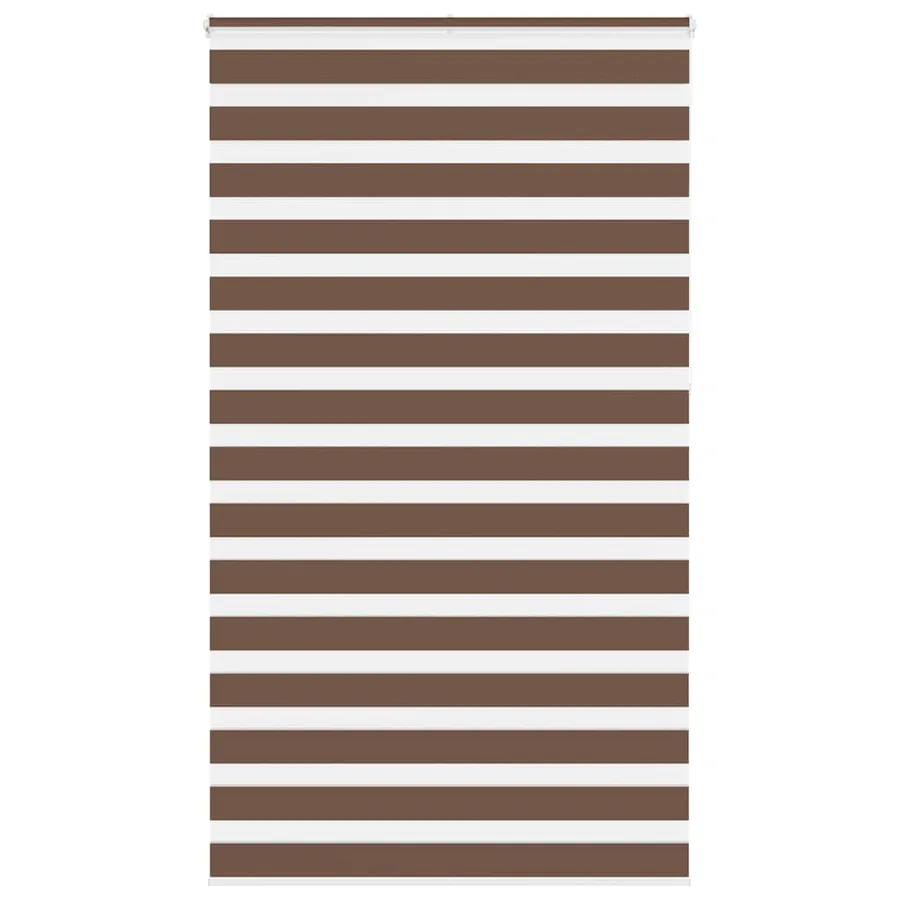 Store zèbre marron 130x230cm largeur du tissu 125,9cm polyester