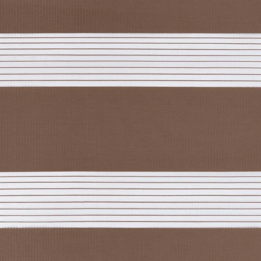 Store zèbre marron 130x230cm largeur du tissu 125,9cm polyester - 15
