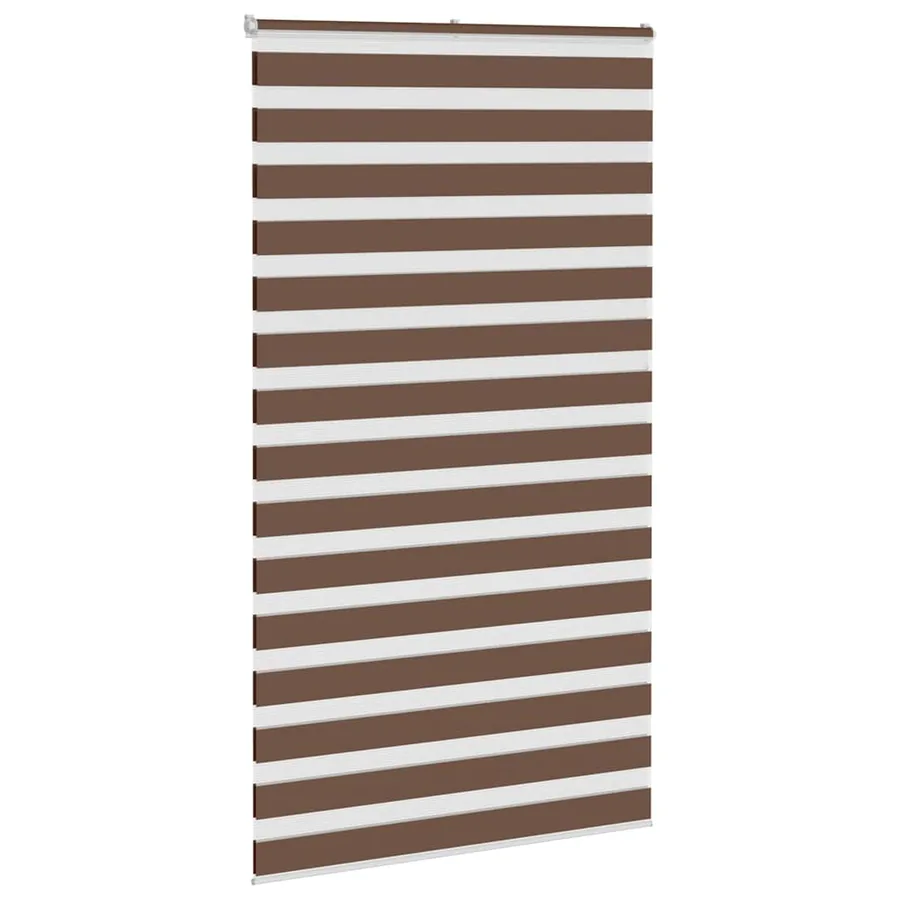 Store zèbre marron 130x230cm largeur du tissu 125,9cm polyester - 3