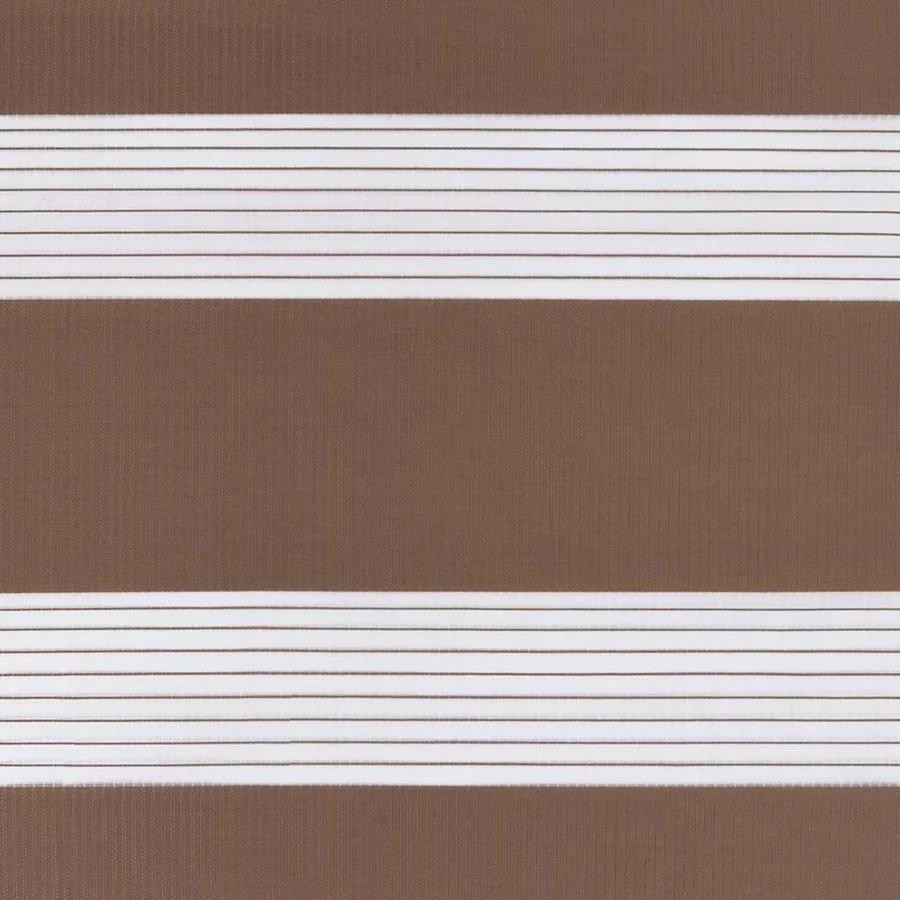 Store zèbre marron 120x230cm largeur du tissu 115,9cm polyester - 15