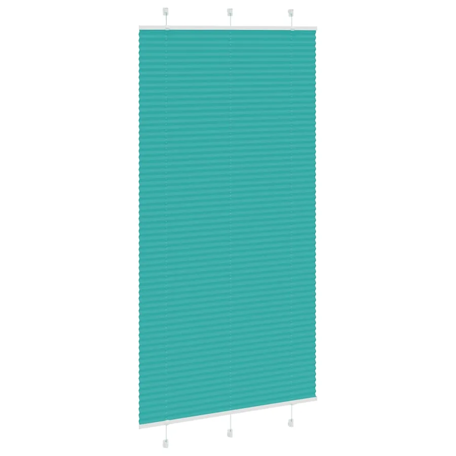 Store plissé vert pétrole 110x200cm largeur du tissu 109,4cm - 3