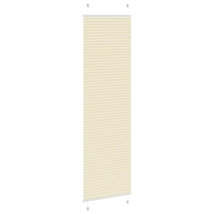 Store plissé crème 60x200 cm largeur du tissu 59,4 cm polyester - 4