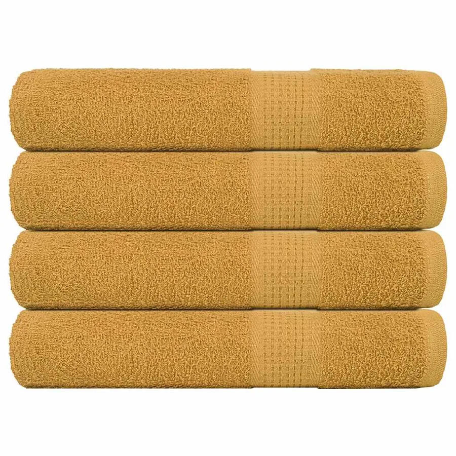 Serviettes FROGN 4 pcs doré 100x200 cm 360 g/m²