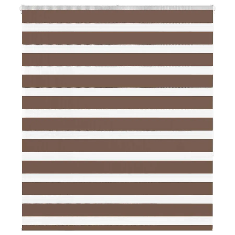Store zèbre marron 120x150cm largeur du tissu 115,9cm polyester