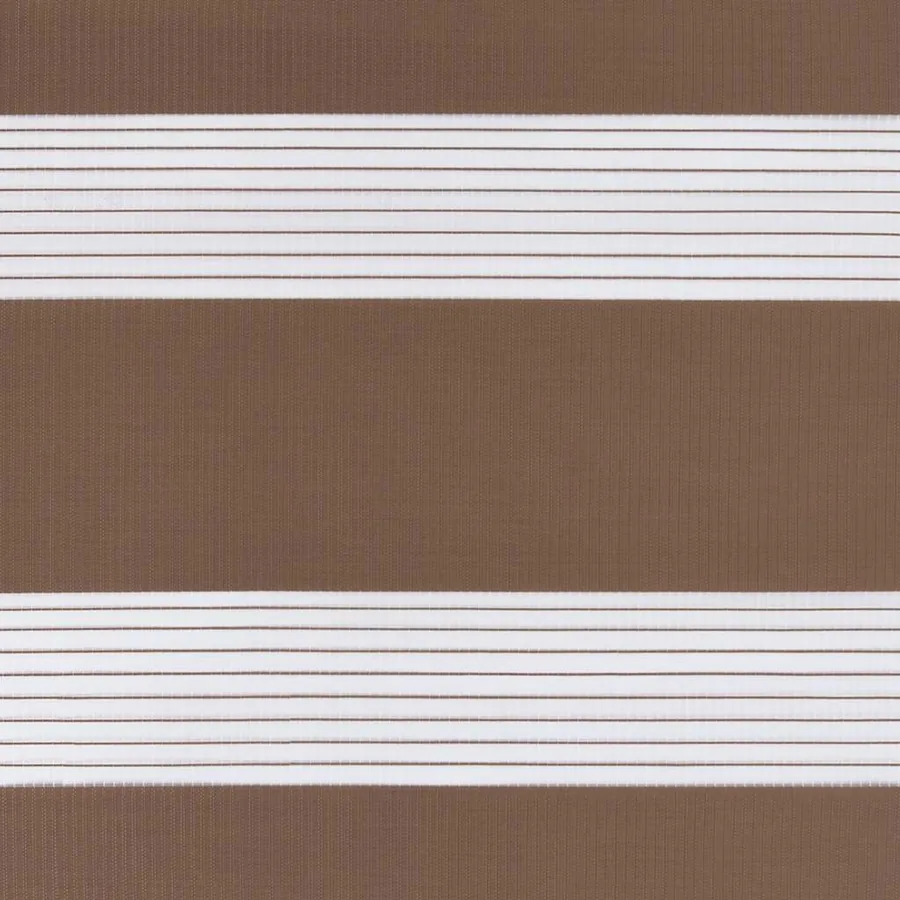 Store zèbre marron 120x150cm largeur du tissu 115,9cm polyester - 15