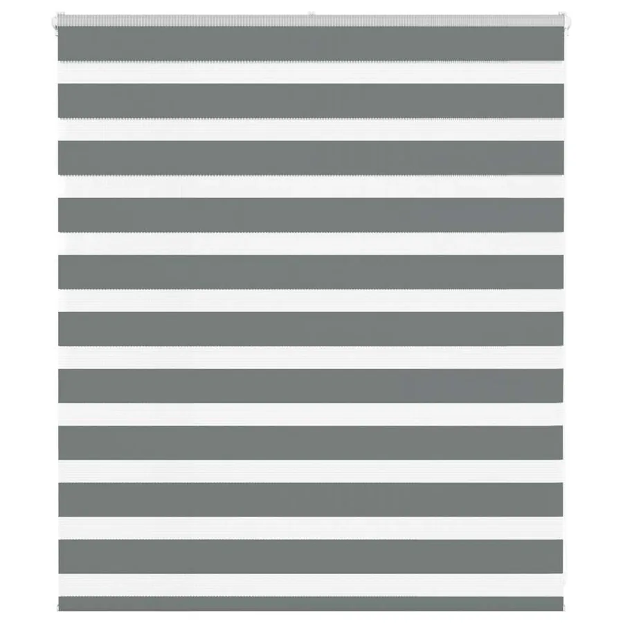 Store zèbre gris foncé largeur du tissu 115,9 cm polyester