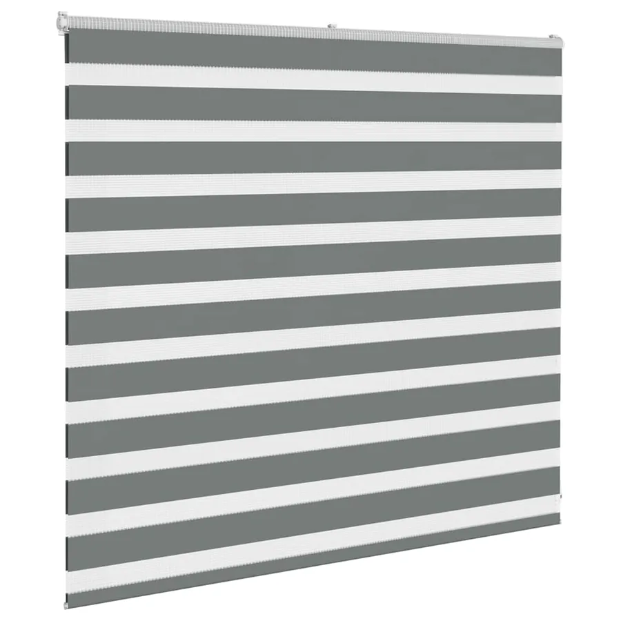 Store zèbre gris foncé largeur du tissu 150,9 cm polyester - 3