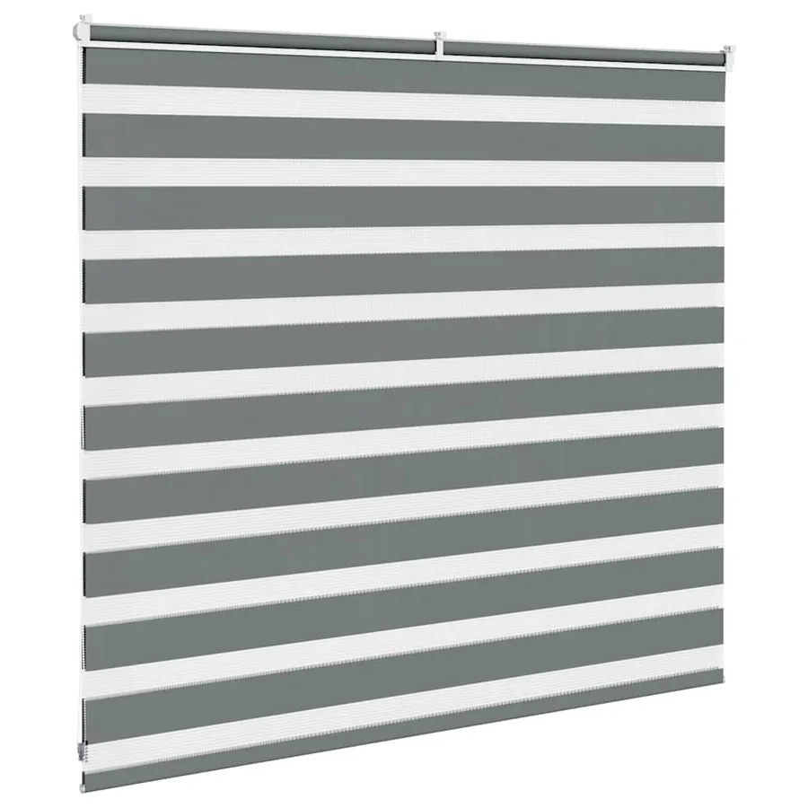 Store zèbre gris foncé largeur du tissu 150,9 cm polyester - 4