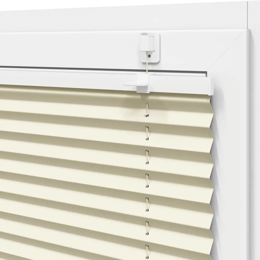 Store plissé crème 100x150 cm largeur du tissu 99,4cm polyester - 10