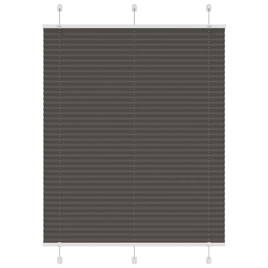Store plissé noir 105x150 cm largeur du tissu 104,4cm polyester