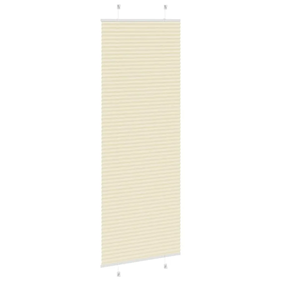 Store plissé crème 70x200 cm largeur du tissu 69,4 cm polyester - 4