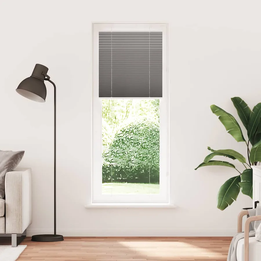 Store plissé anthracite 75x200 cm largeur du tissu 74,4 cm - 2