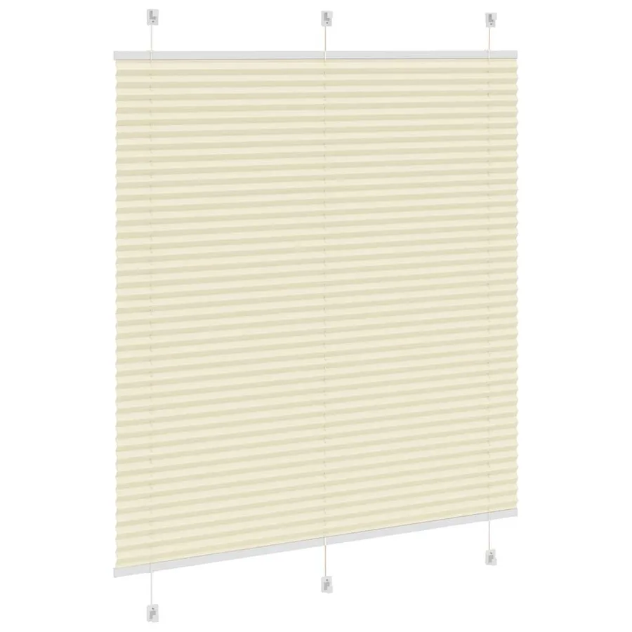 Store plissé crème 115x100cm largeur du tissu 114,4cm polyester - 4